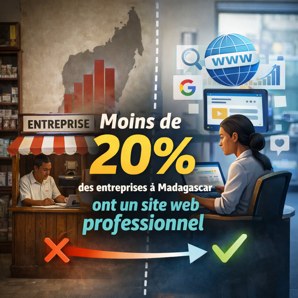 Moins de 20 pour cent des entreprises à Madagascar ont un site web professionnel – source PNUD