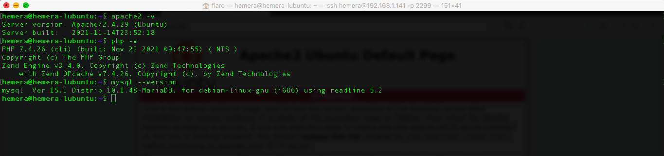 Configuration serveur web local Madagascar